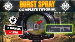 The Ultimate Burst Spray Guide with Handcam | Tips & Tricks PUBG Mobile