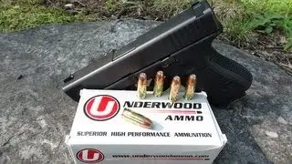 9mm +P+ Underwood Gold Dot 124 gr Ammo Gel Test