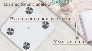 DISMAC SMART SCALE 3  УМНЫЕ ВЕСЫ РАСПАКОВКА И ТЕСТ