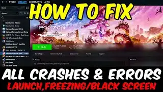 Horizon Forbidden West Complete Edition Fix All Crash, Not Launching & Black Screen Issue on pc 2024