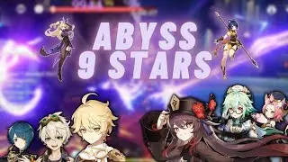 C6 Electro Traveler and Hutao Abyss 2.7 Floor 12 | 9 ⭐ | International + Unga Bunga | Genshin Impact