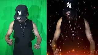 Fire behind the scene After Effects