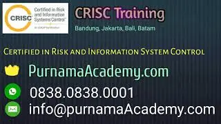 Certified in Risk Information Systems Control | CRISC Training | Jadwal | Silabus