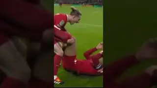 VIRGIL VAN DJIK does it for Liverpool ❤️. #lfc #carabaocup #football #shorts #likesharesubscribe