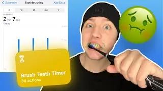 aesthetic shortcuts 1 | how to track your time brushing teeth