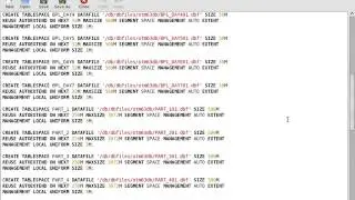 OTM 6.3.6 Installation Guide (Oracle Linux 6.3) - Part 18 - Create OTM Tablespace