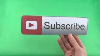 SUBSCRIBE BUTTON GREEN SCREEN EFFECT #1