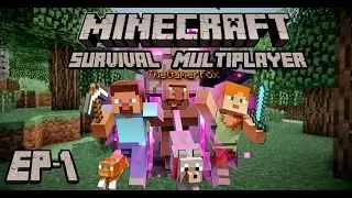 let'S Play Minecraft Survival EP 1 [HINDI] [MULTIPLAYER]