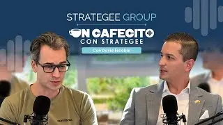 Mateo Arjona with David Escobar, Director of Comfama: Leadership, Entrepreneurship, and Country.