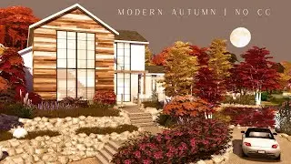Modern Autumn | Family House | No CC | Sims 4 Stop Motion Build