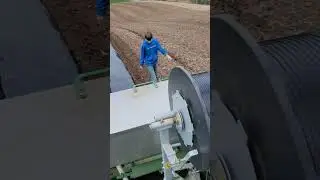 laying our very first piece of plastic for our produce 2024 #farming