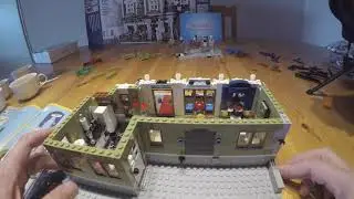 Speedbuild Lego, Legoproject 18,  Parisian Restaurant, alles in één video 10243.