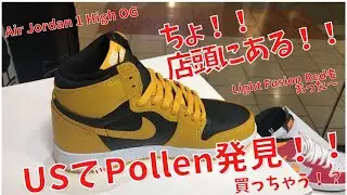 【スニーカー】日本発売直前のあのモデル、まさかの店頭で発見!!!【NIKE】【AJ1 Pollen】【Air Jordan 1 Retro High OG】【ポレン】