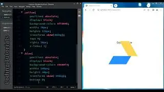 How to create Google Drive icon in HTML | @CodingTutorialsOfficial