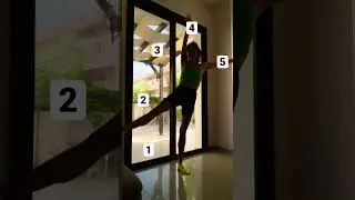 Over splits challenge / flexibility challenge / Lera the gymnast 