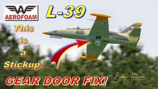 This is a stickup! Magnet Upgrade for the AEROFOAM L-39 keeps your main doors up!