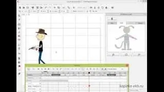 CrazyTalk Animator 2 binding objects to moving characters. Video #4.