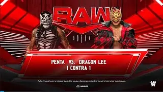 Penta vs Dragon Lee | WWE 2K24 Gameplay PC 1080p 60fps