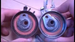 Volvo S60 V70 the two types of timing belt tensioners on 2.4 2.5T gasoline engines 2001-2009