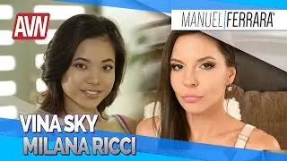 VINA SKY et MILANA RICCI - AVN Expo 2020 avec Benzaie