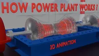 How a Thermal Power Plant Works | Coal Power Animation 
