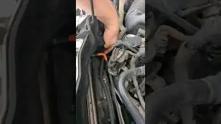 Coolant line repair on the road