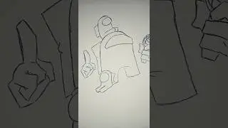 фнф как нарисовать амонгас Жолтый