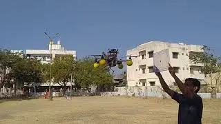 ultrasonic based obstacle avoidance system || HEXACOPTER|| SAPRAHAS ||TESTING