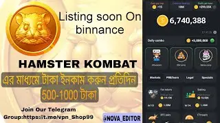 How to Create Hamster kombat account.hamster kombat daily code.hamster kombat today code. novaeditor