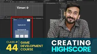 Game #1 - Tap Counter #15 - Creating HIGHSCORE | Unity3d Game Development Course