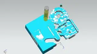 AI기반(Generative design)제품 최적화 예시-1(캠가공)