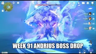 Week 91 Andrius Boss Drop | Genshin Impact