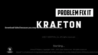 Battleground Mobile India Download Failed Because The Resources Could Not be Found | Problem fix it