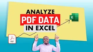 Accurately Convert PDF to Excel IN EXCEL [Point and Click Steps)