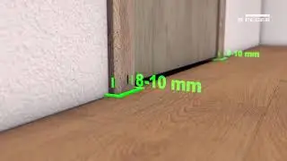 Укладка напольных покрытий EGGER Laminate с замковой системой UNI fit