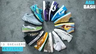 13 Hype Sneakers Reviewed in 12 Minutes | Ash Bash