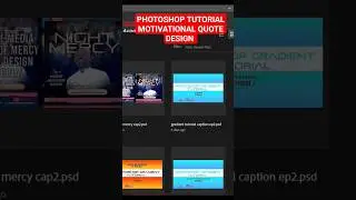 PHOTOSHOP TUTORIAL MOTIVATION FLYER DESIGN #tutorial #photoshop #flyer designer #graphicdesign