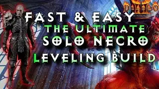 THE BEST NECRO Spec for SOLO leveling! Super Cheap Easy to Play Diablo 2 Resurrected Ladder D2R