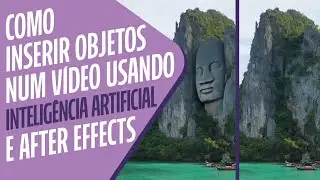 Como adicionar objetos num vídeo usando IA no After Effects #aftereffects #inteligenciaartificial