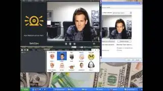 SplitCam Webcam Effect Video Ryan Raynolds mask