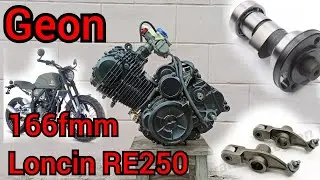 Обзор Мотора 166fmm (loncin re250) Geon Scrambler 250, Geon TerraX, Tekken 250