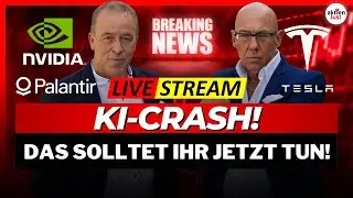 KI-Crash: Nvidia, Palantir, Tesla & Co. unter Druck. Das solltet Ihr jetzt tun | aktienlust