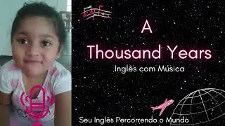 Se ela consegue, você também  - Desafio A Thousand Years #christinaperri #kidssinging