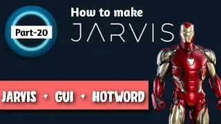 How to make Jarvis with GUI and WakeUp hotword in python | gui in python for beginners | AviUpadhyay
