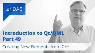Introduction to Qt/QML (Part 49) - Creating New Elements from C++