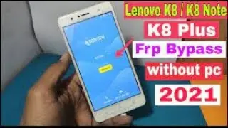 remove all Lenovo frp lock|k8 note frp bypass|small method|without pc|simple remove k8 note frp lock