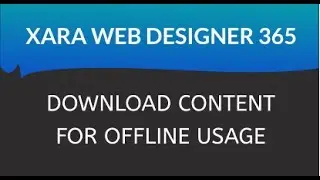 Xara Web Designer 365 Premium: Designs Gallery Download Contet Locally Lesson 16