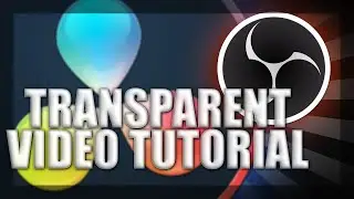 Davinci Resolve 16 - How To Export Video With Transparent Background For OBS Studio