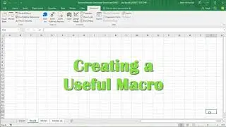 How to create a macro and use in Excel spreadsheet