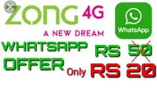 Zong whatsapp package monthly/ zong whatsapp package monthly only 20 rupees/|\INFORMATION TEC